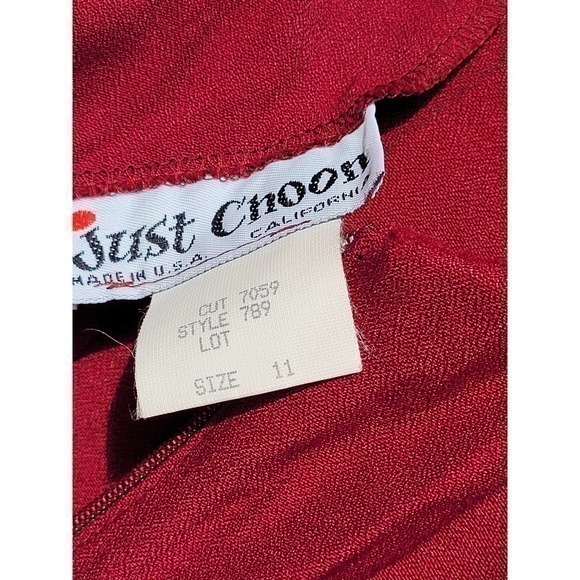 Vintage Just‎ Choon Mandarin Collar Short Sleeve Front Slit Bodycon Maxi Dress - Picture 4 of 9